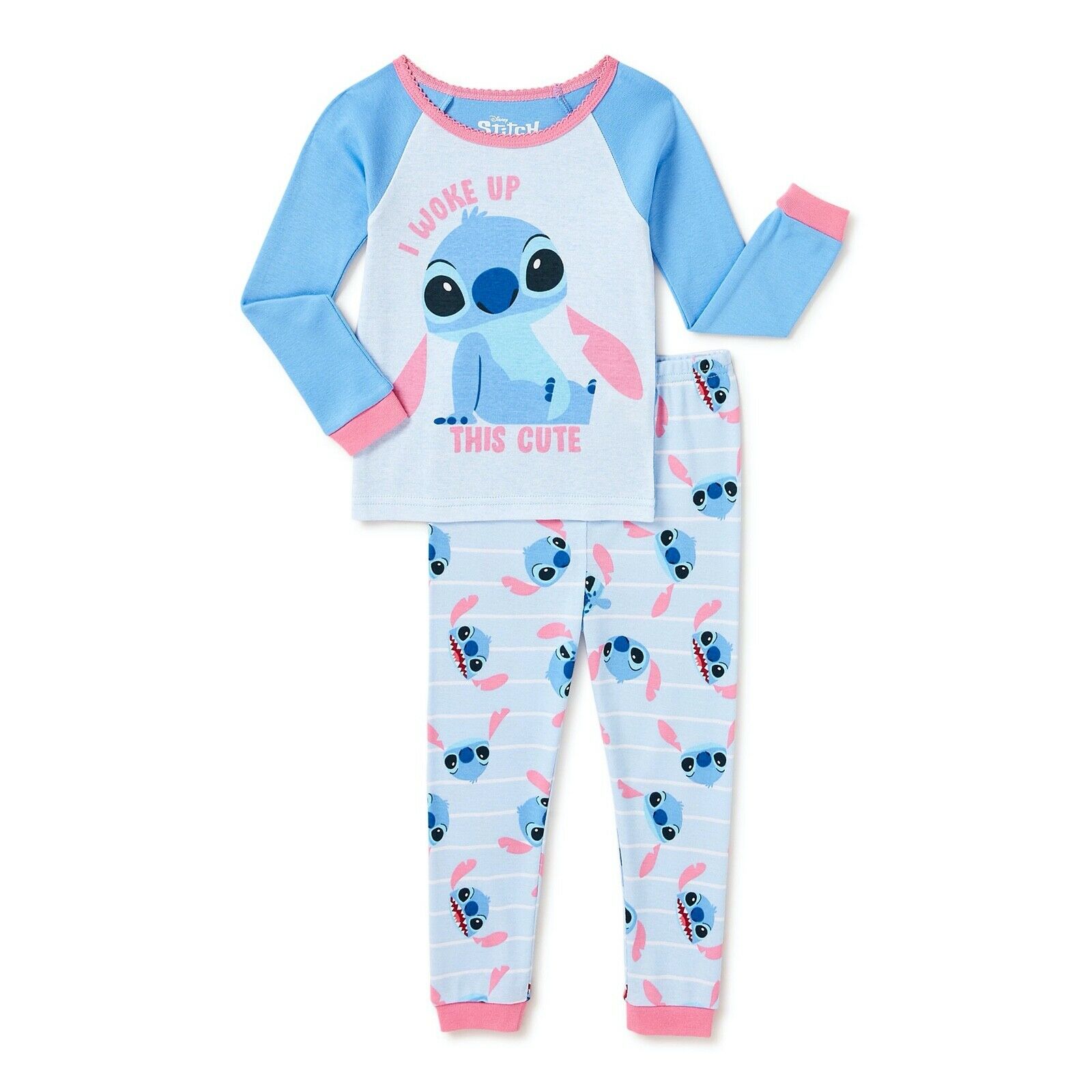 Disney Lilo And Stitch Toddler Girls Pajamas Size  5t New